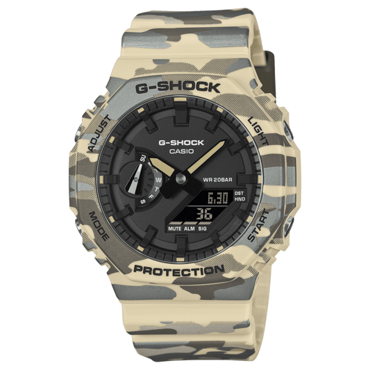 G-SHOCK GA-2100CM-5A camouflage watch