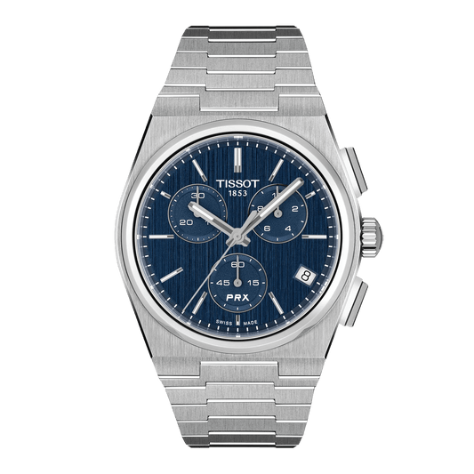 Tissot PRX Quartz Chronograph 41mm - Blue on Bracelet T137.417.11.041.00