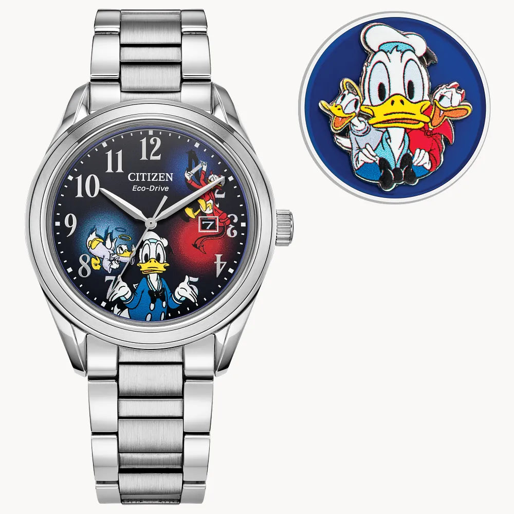Citizen Feisty Donald Duck 90th Anniversary Disney Boxed Set AW1691-66W
