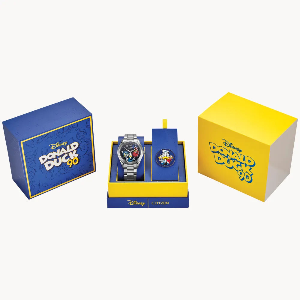 Citizen Feisty Donald Duck 90th Anniversary Disney Boxed Set AW1691-66W