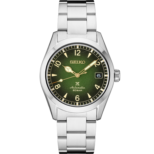 Prospex Luxe Alpinist SS Automatic Green SPB155