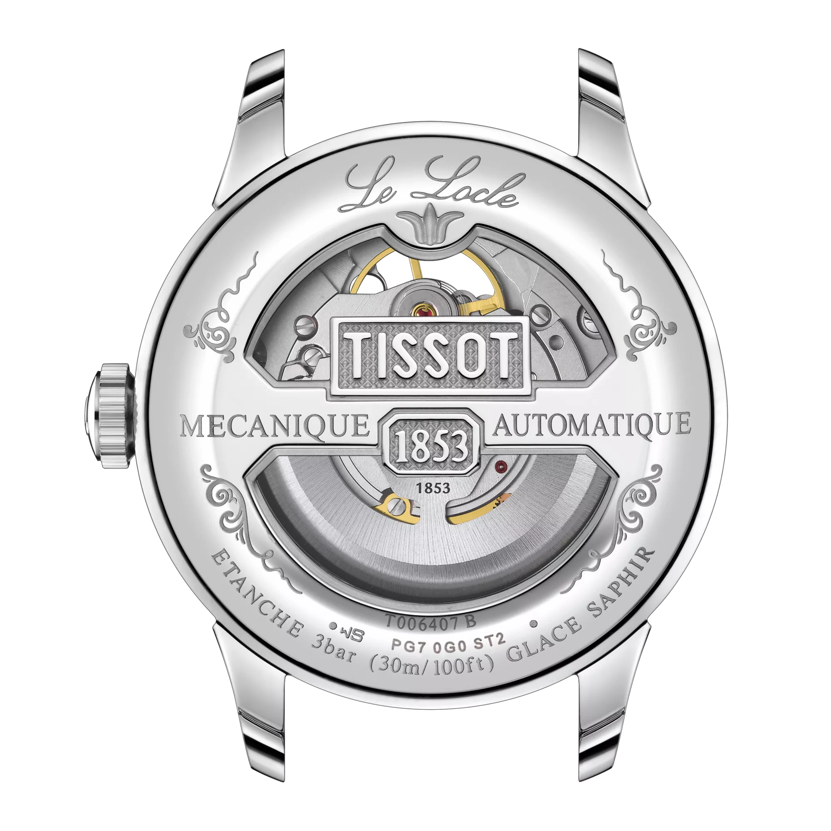 Tissot Le Locle Powermatic 80 Open Heart Watch T006.407.16.033.01