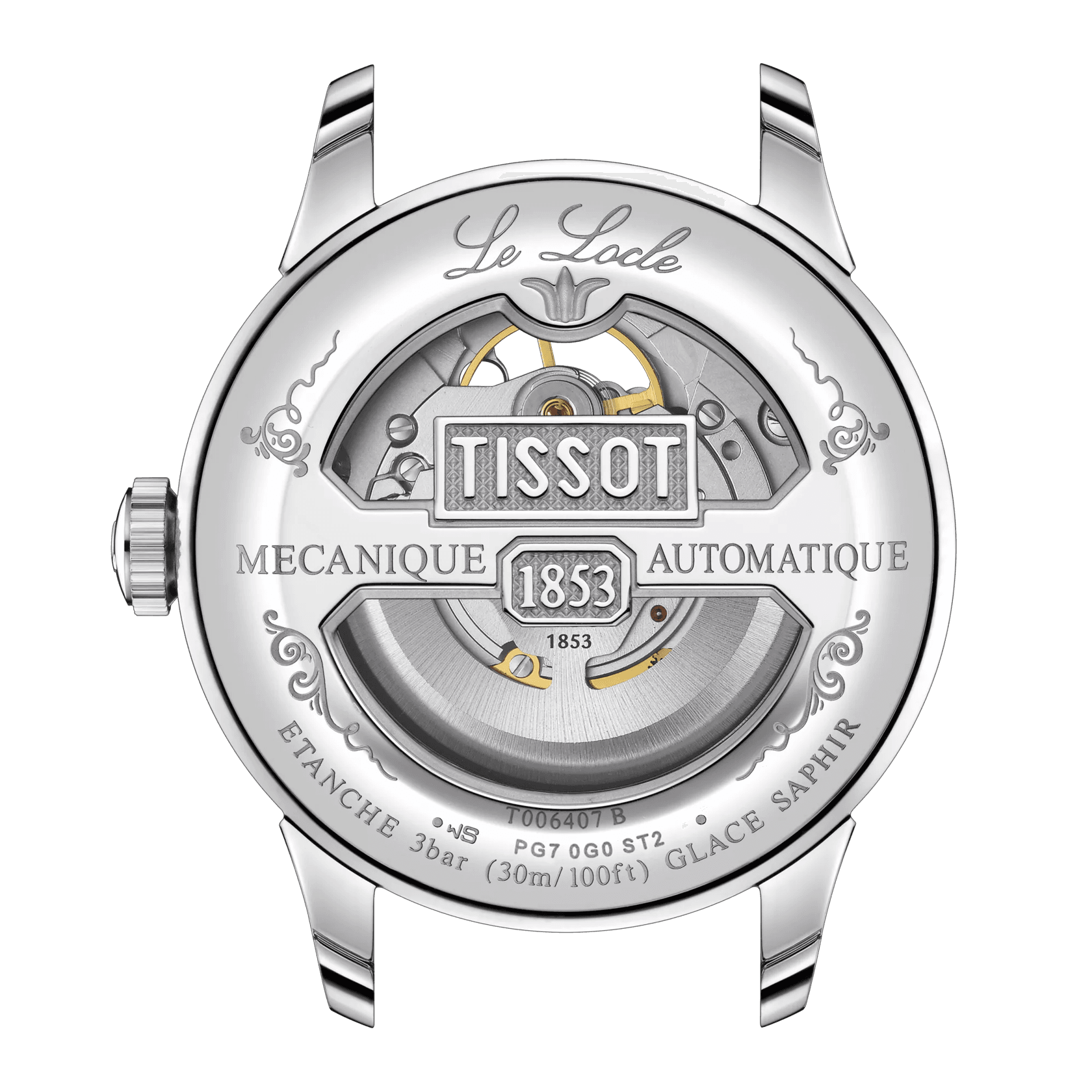 Tissot Le Locle Powermatic 80 Open Heart Watch T006.407.16.033.01