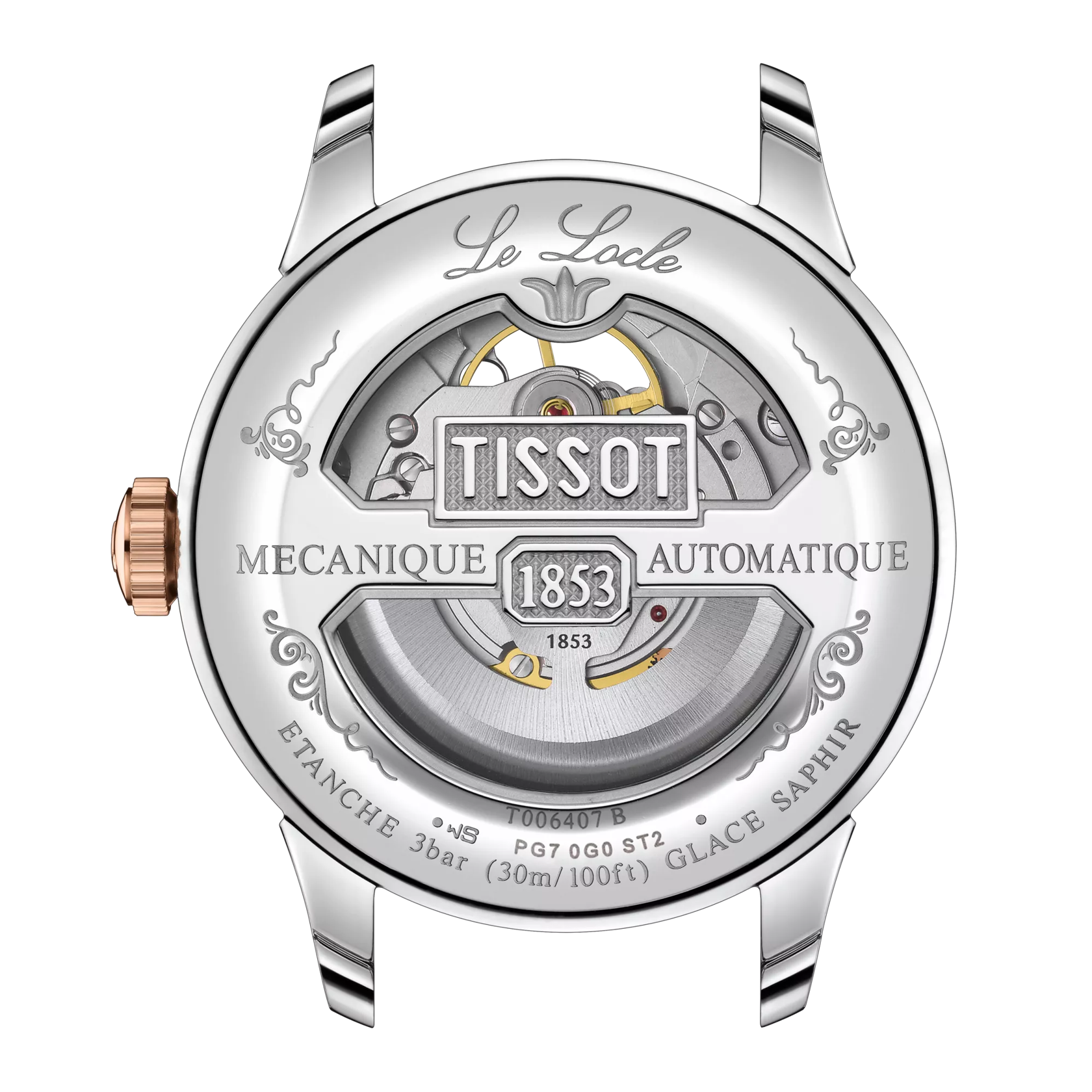 Tissot Le Locle Powermatic 80 Open Heart Watch T006.407.22.033.02