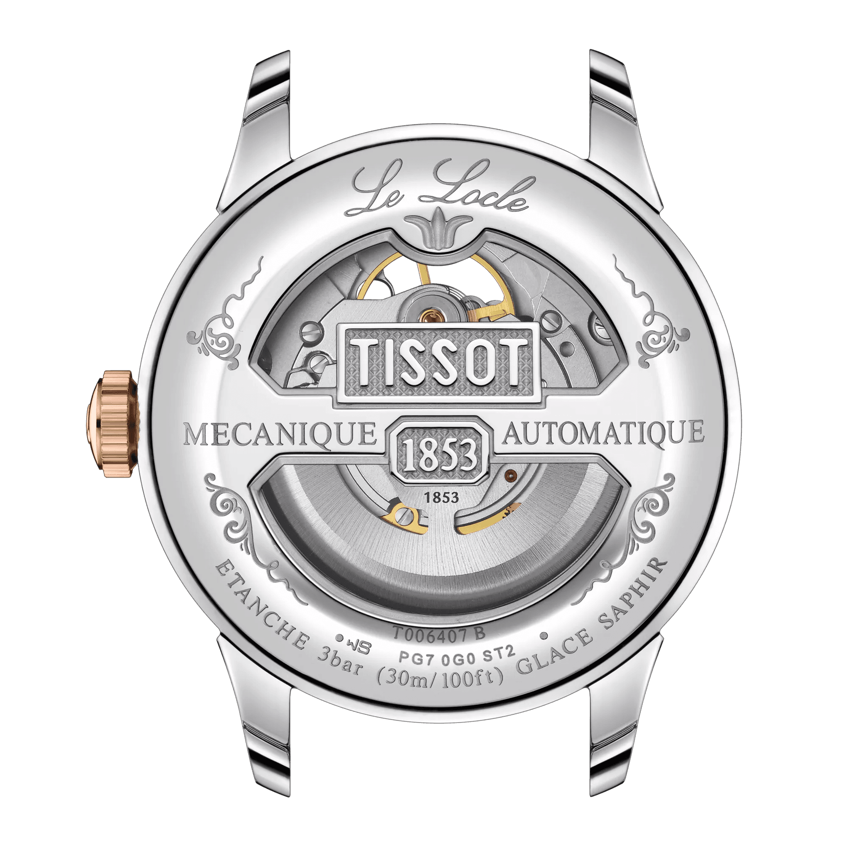 Tissot Le Locle Powermatic 80 Open Heart Watch T006.407.22.033.02
