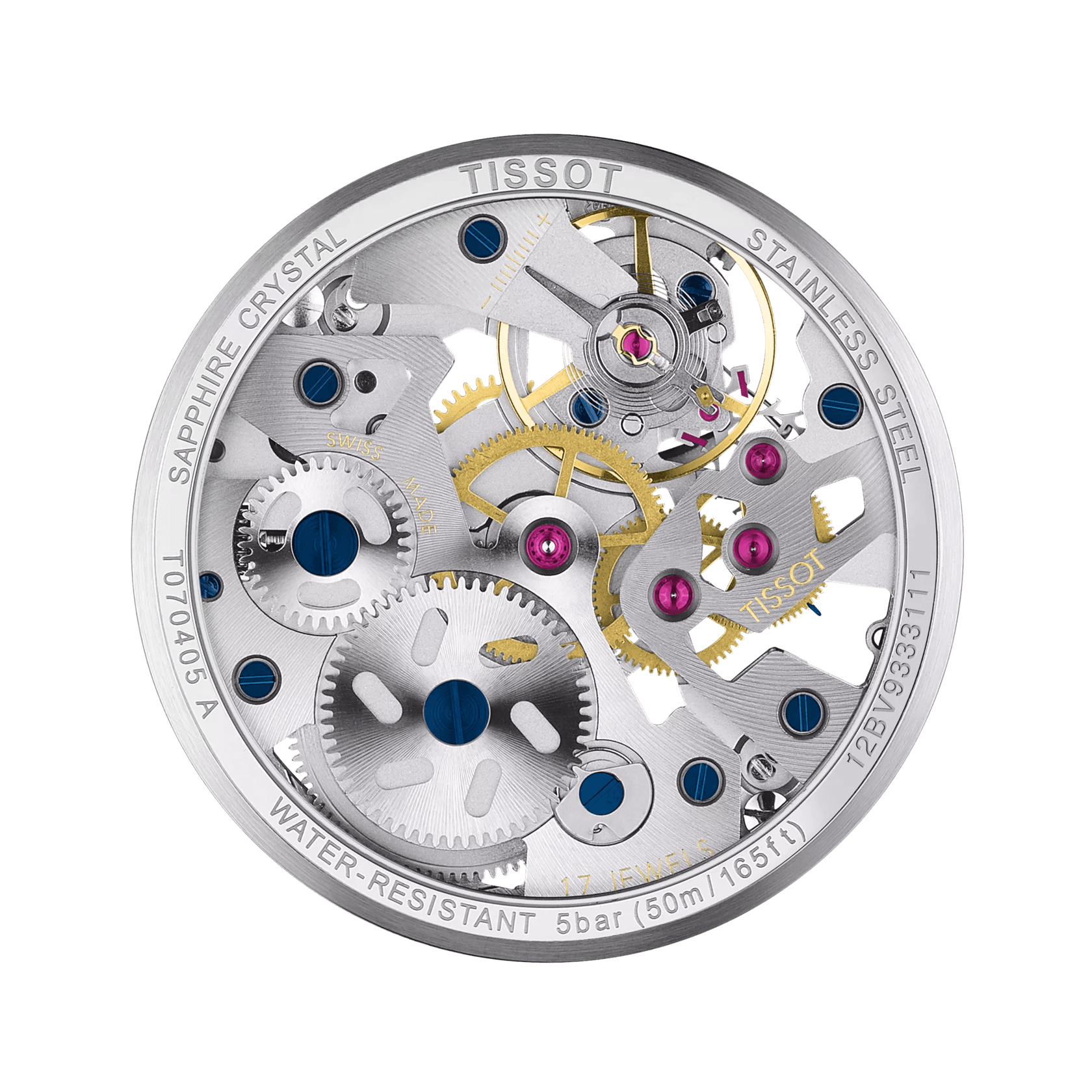 Tissot T-Complication Squelette Mechanical Watch T070.405.16.411.00