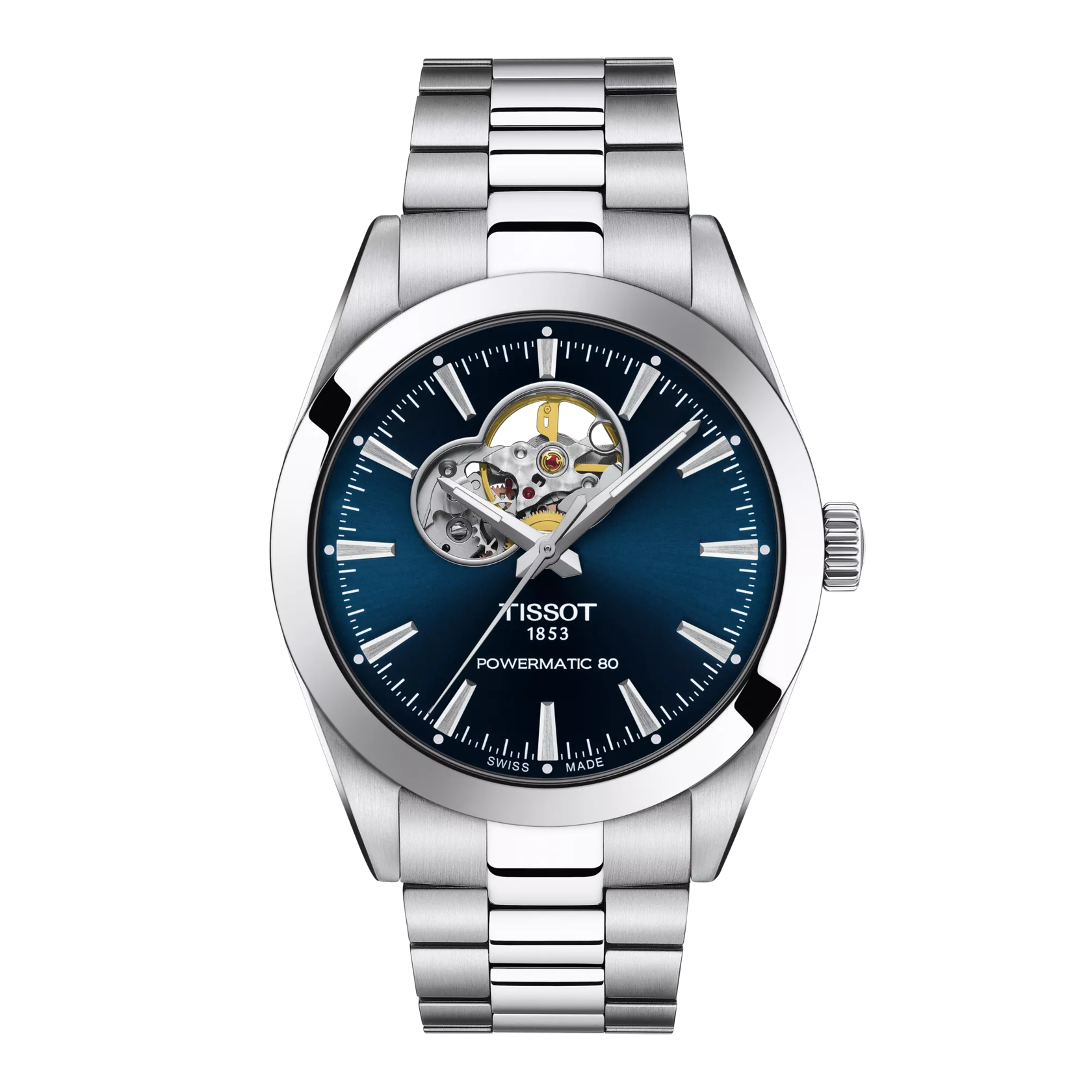 Tissot Gentleman Powermatic 80 Open Heart Watch T127.407.11.041.01