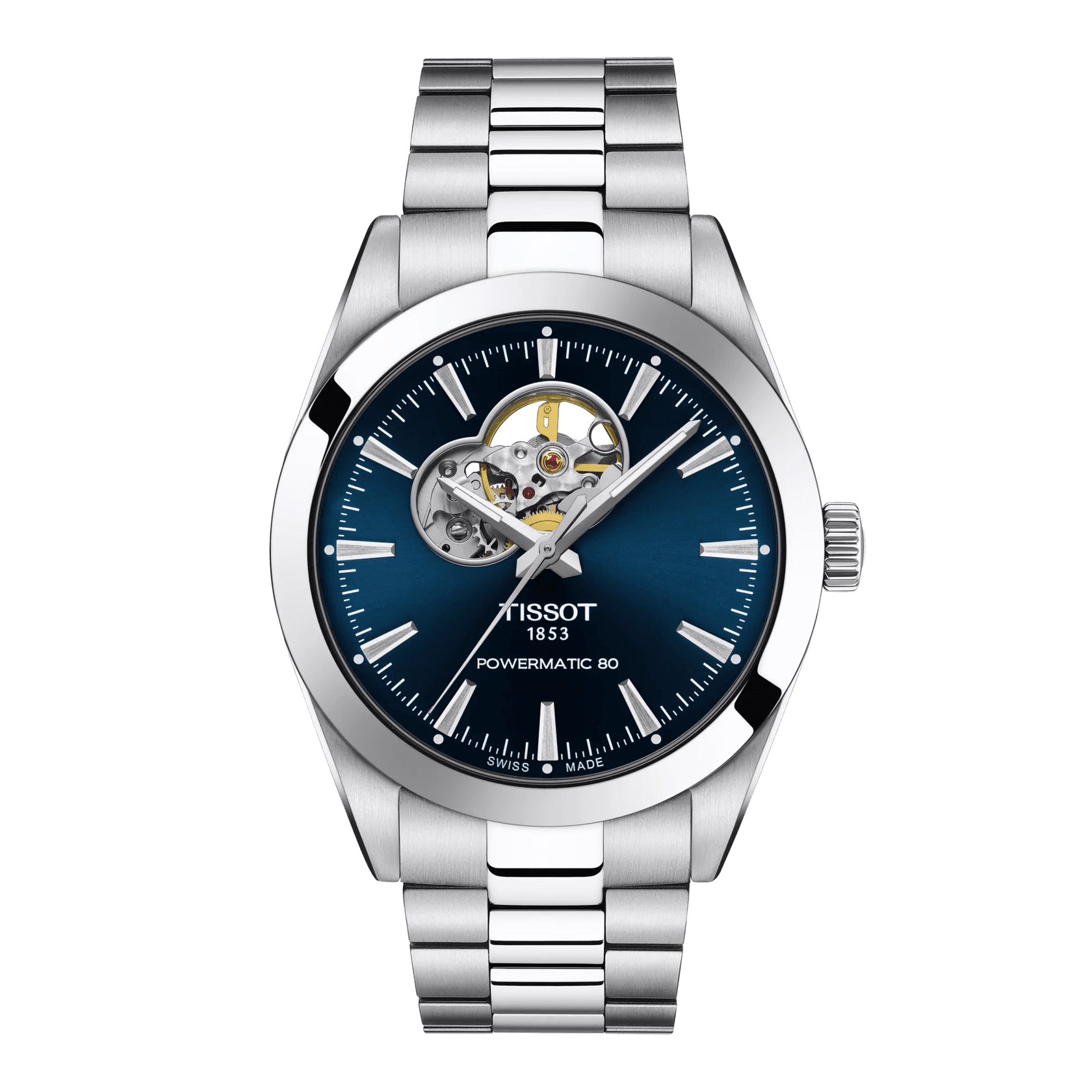Tissot Gentleman Powermatic 80 Open Heart Watch T127.407.11.041.01