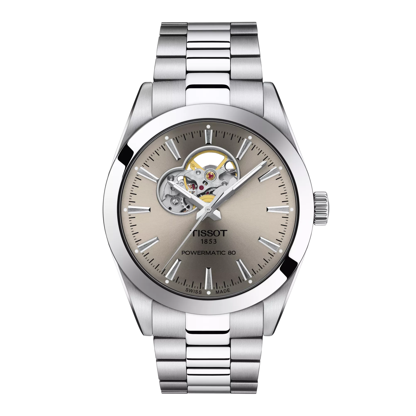 Tissot Gentleman Powermatic 80 Open Heart Watch T127.407.11.081.00