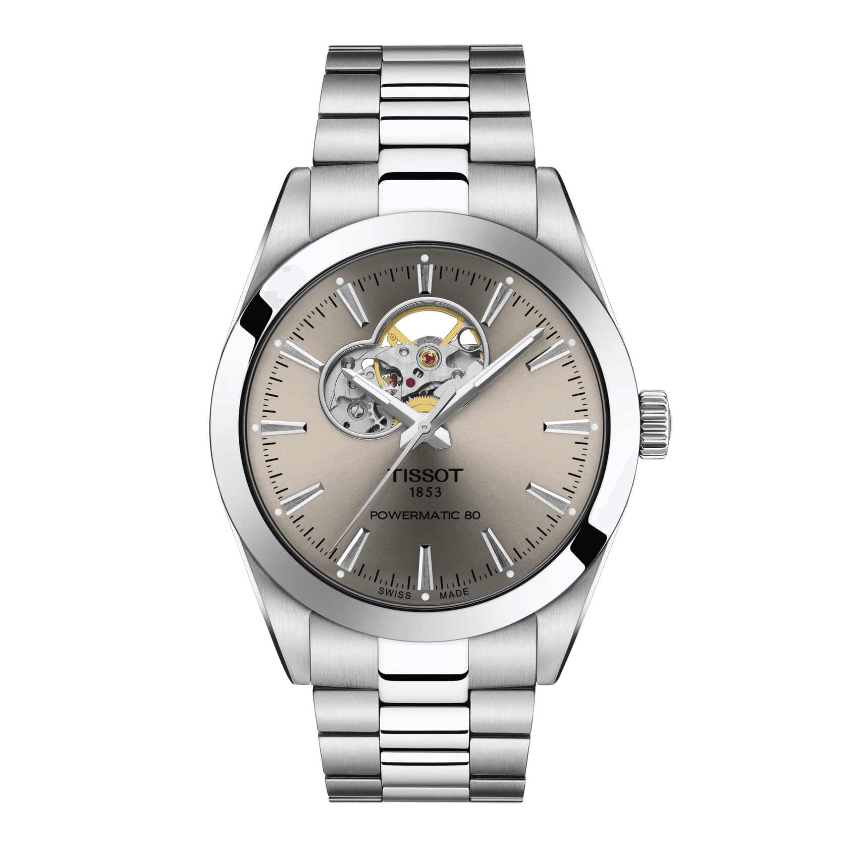 Tissot Gentleman Powermatic 80 Open Heart Watch T127.407.11.081.00