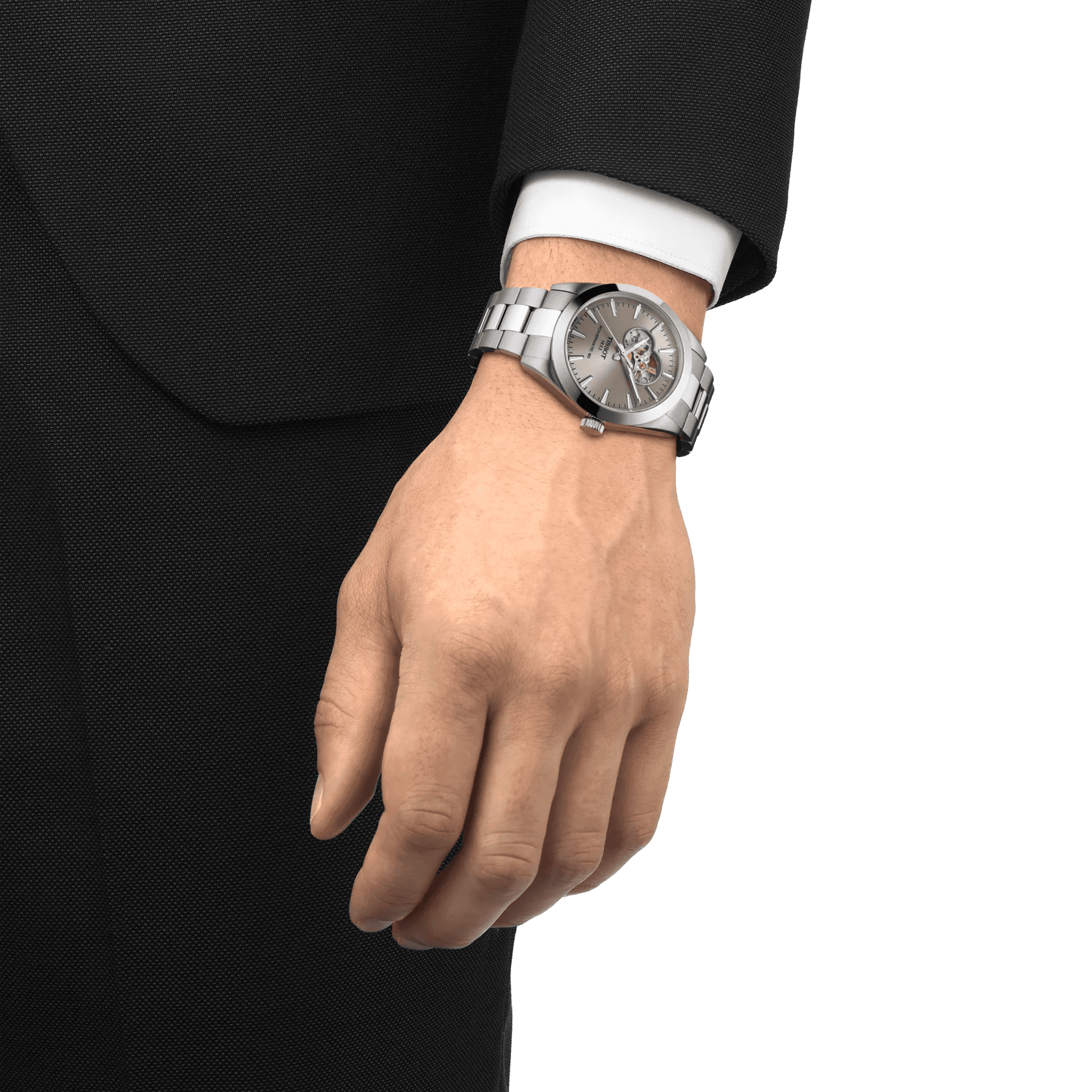 Tissot Gentleman Powermatic 80 Open Heart Watch T127.407.11.081.00