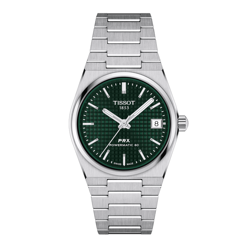 Tissot PRX Automatic Powermatic 80 35mm - Green on Bracelet T137.207.11.091.00