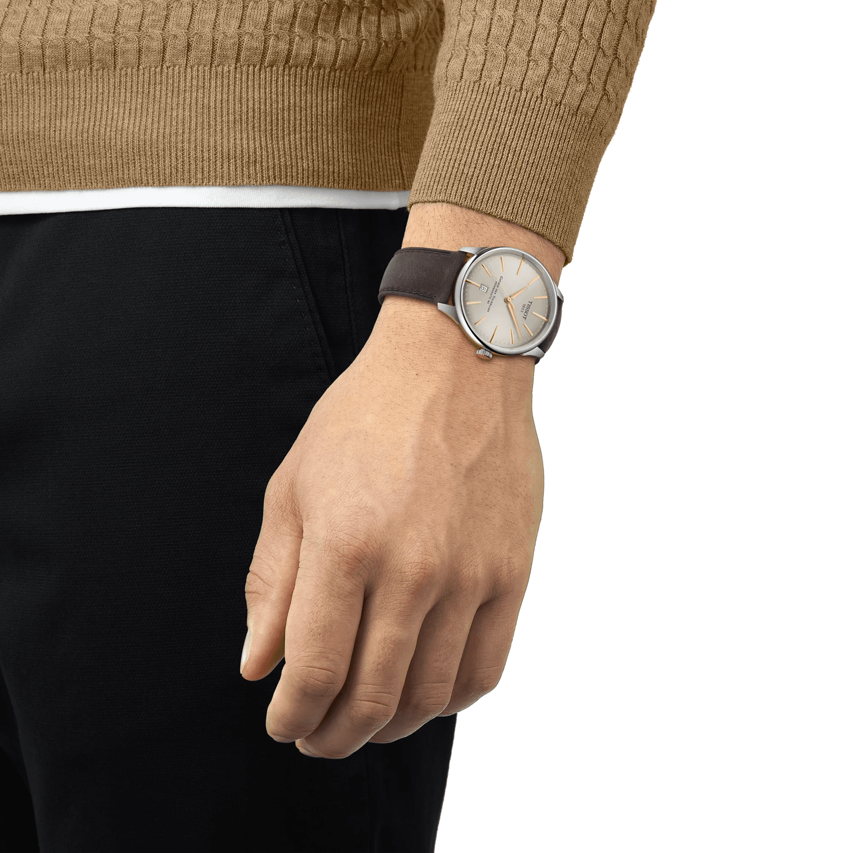 Tissot Chemin Des Tourelles Powermatic 80 42 mm Watch T139.407.16.261.00