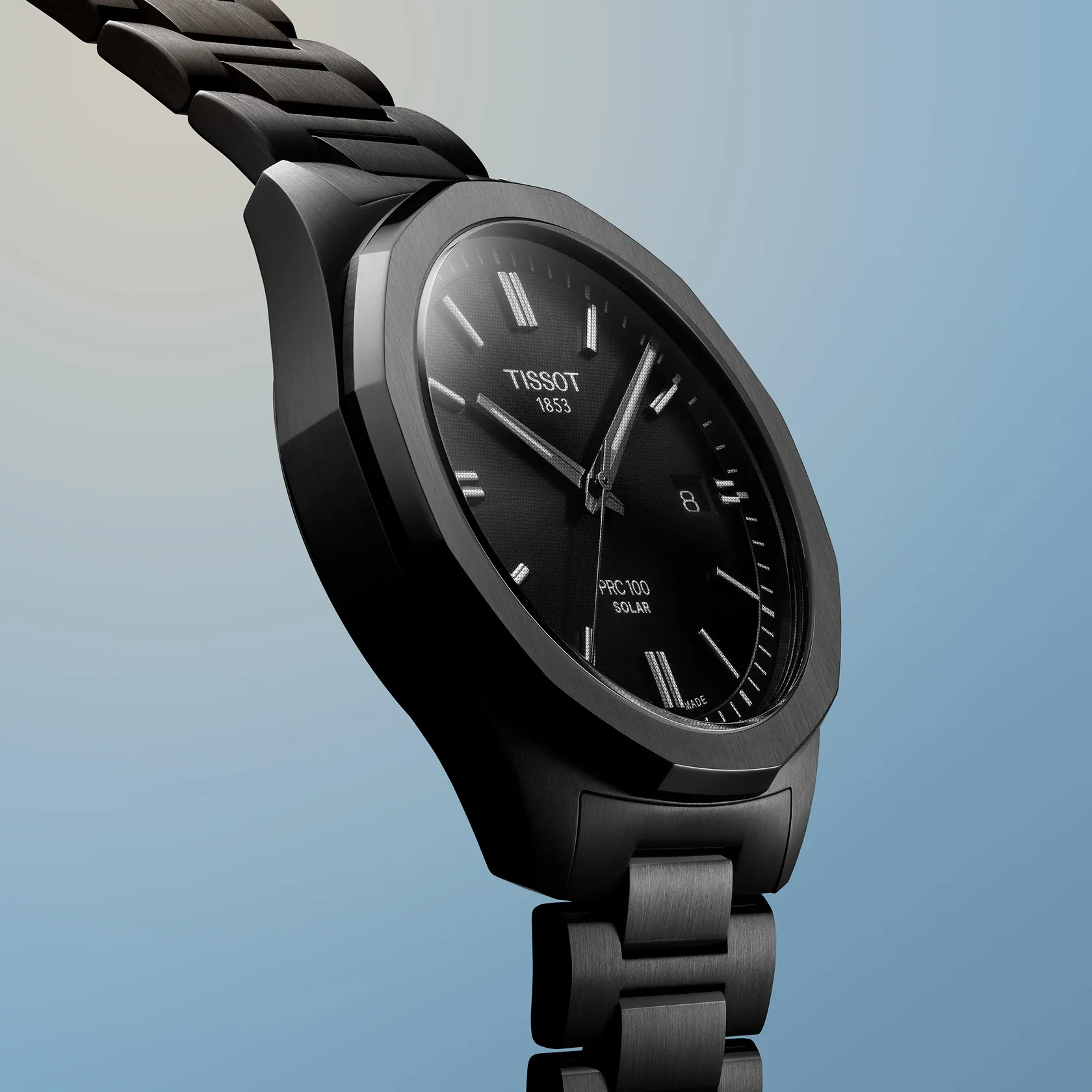 Tissot PRC 100 Solar Quartz 39mm Watch T151.422.33.051.00