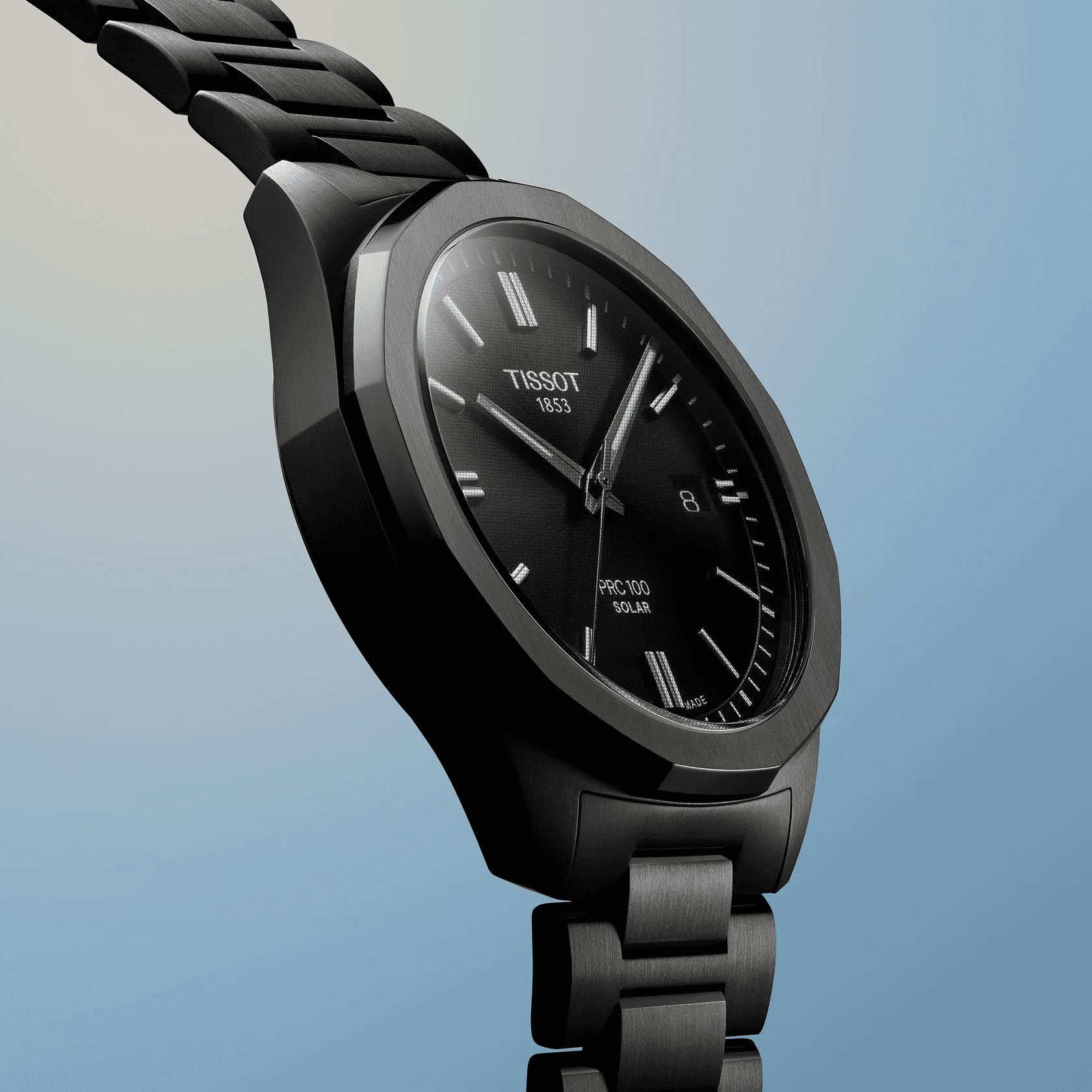 Tissot PRC 100 Solar Quartz 39mm Watch T151.422.33.051.00