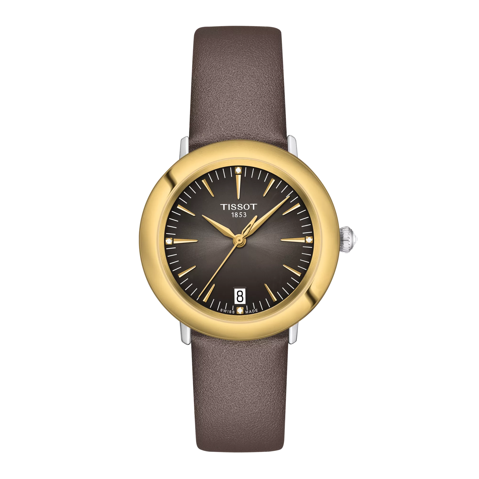 Tissot Glendora 18K Gold bezel Watch T929.210.46.066.00