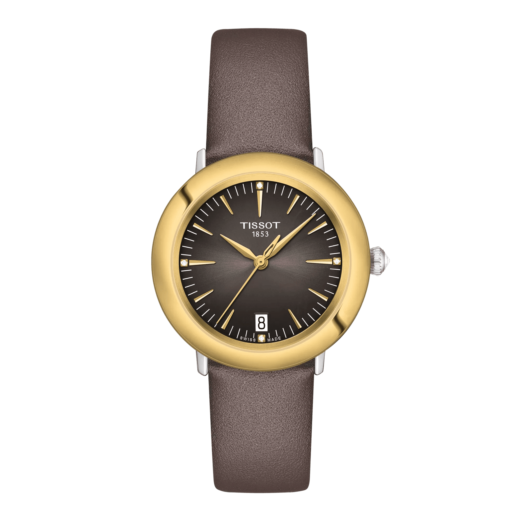 Tissot Glendora 18K Gold bezel Watch T929.210.46.066.00