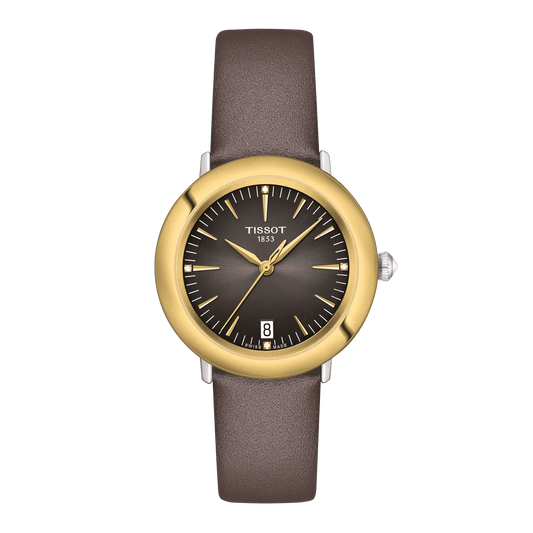 Tissot Glendora 18K Gold bezel Watch T929.210.46.066.00