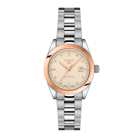 Tissot T-My Lady Automatic 18K Gold bezel Watch T930.007.41.266.00