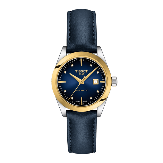Tissot T-My Lady Automatic 18K Gold bezel Watch T930.007.46.046.00