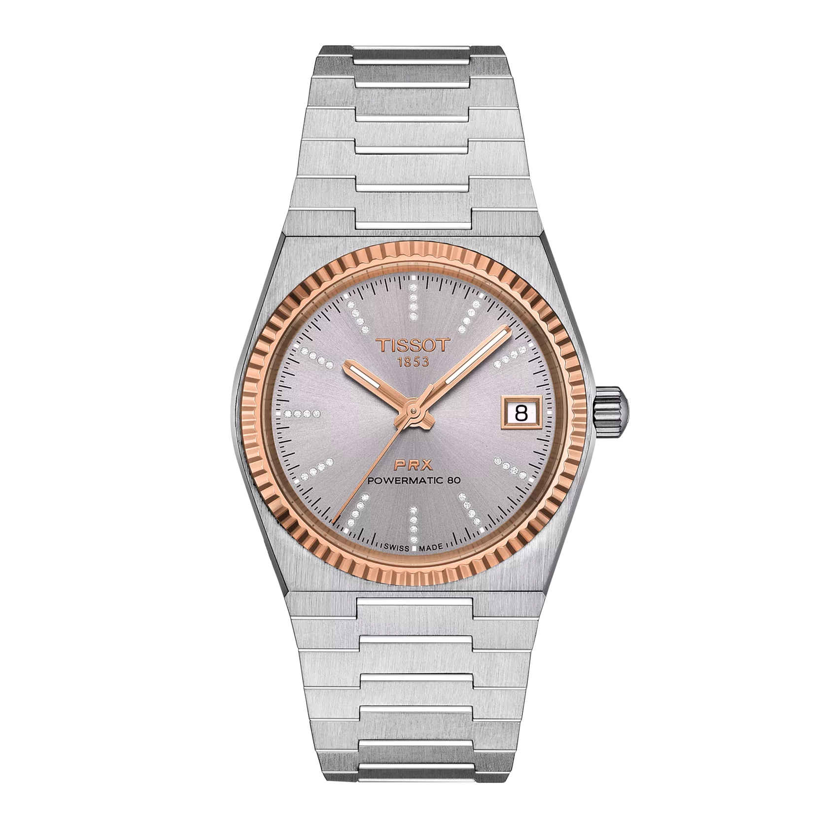 Tissot PRX 35Mm Powermatic 80 Steel & 18K Gold Bezel Watch T931.207.41.336.00