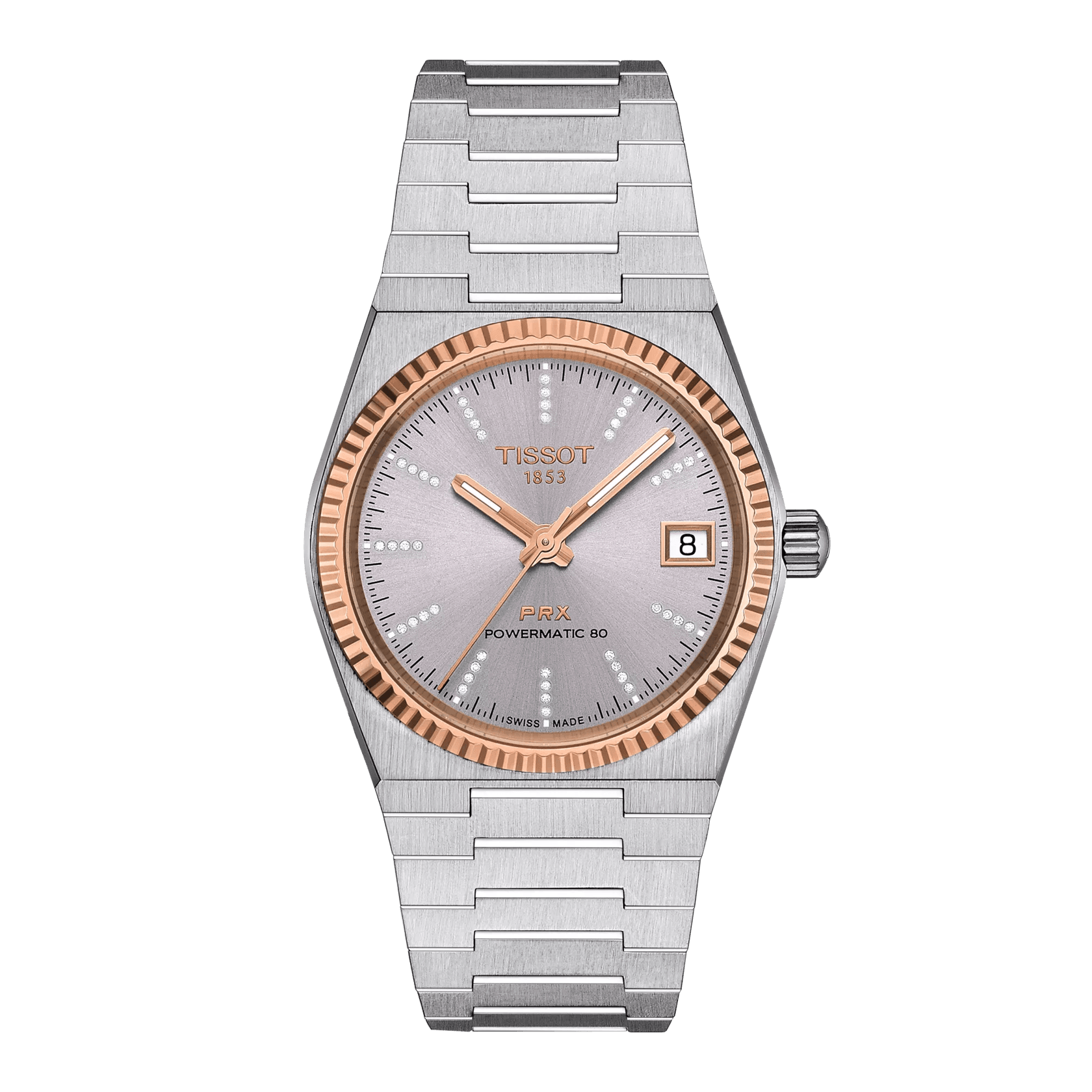 Tissot PRX 35Mm Powermatic 80 Steel & 18K Gold Bezel Watch T931.207.41.336.00