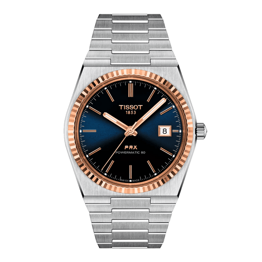 Tissot PRX Powermatic 80 Steel & 18K Gold Bezel Watch T931.407.41.041.00