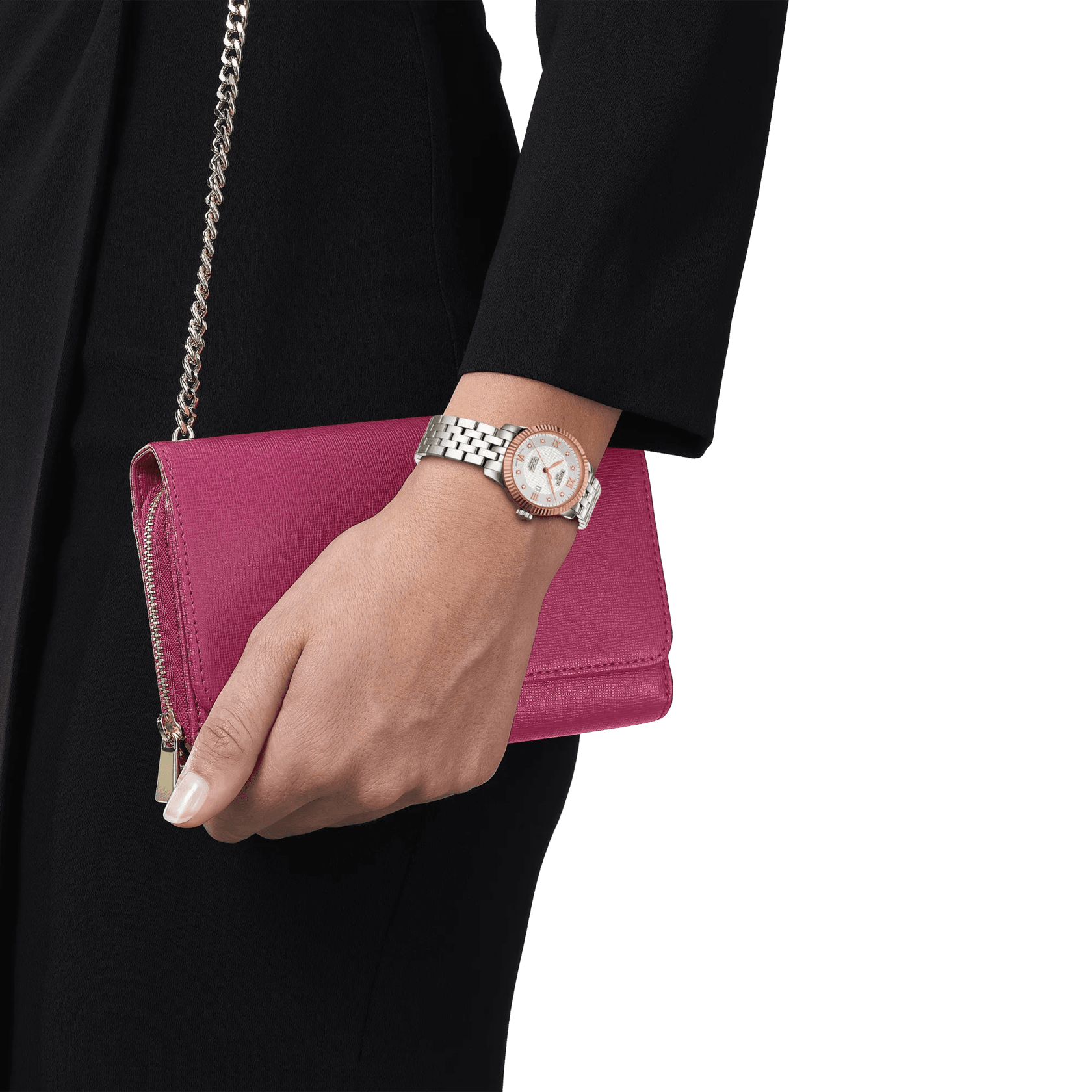 Tissot Le Locle 29mm 18k Gold Bezel Watch T932.207.41.036.00