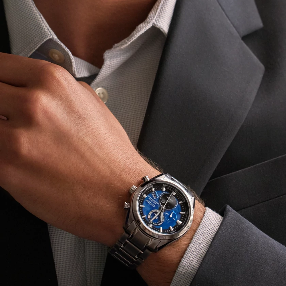Citizen Tsuki-yomi A-T Atomic Timekeeping / Super Titanium™ BY1010-57L