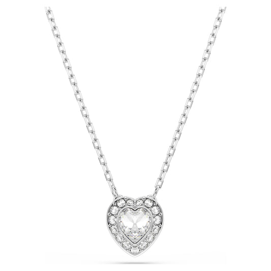 Swarovski Ariana Grande x Swarovski pendant Mixed cuts, Heart, White, Rhodium plated 5720852