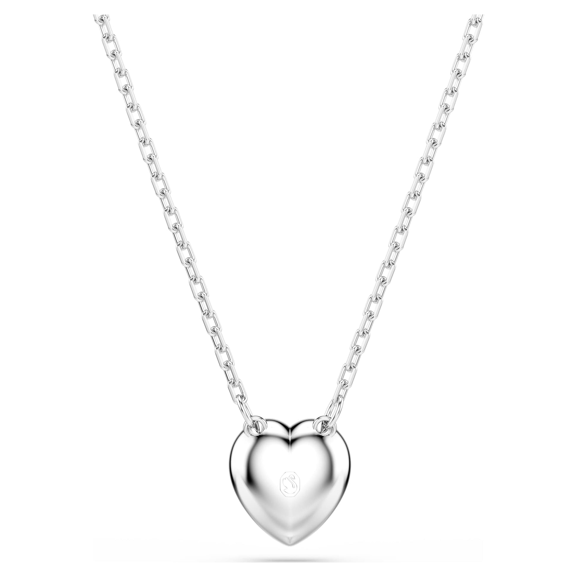 Swarovski Ariana Grande x Swarovski pendant Mixed cuts, Heart, White, Rhodium plated 5720852