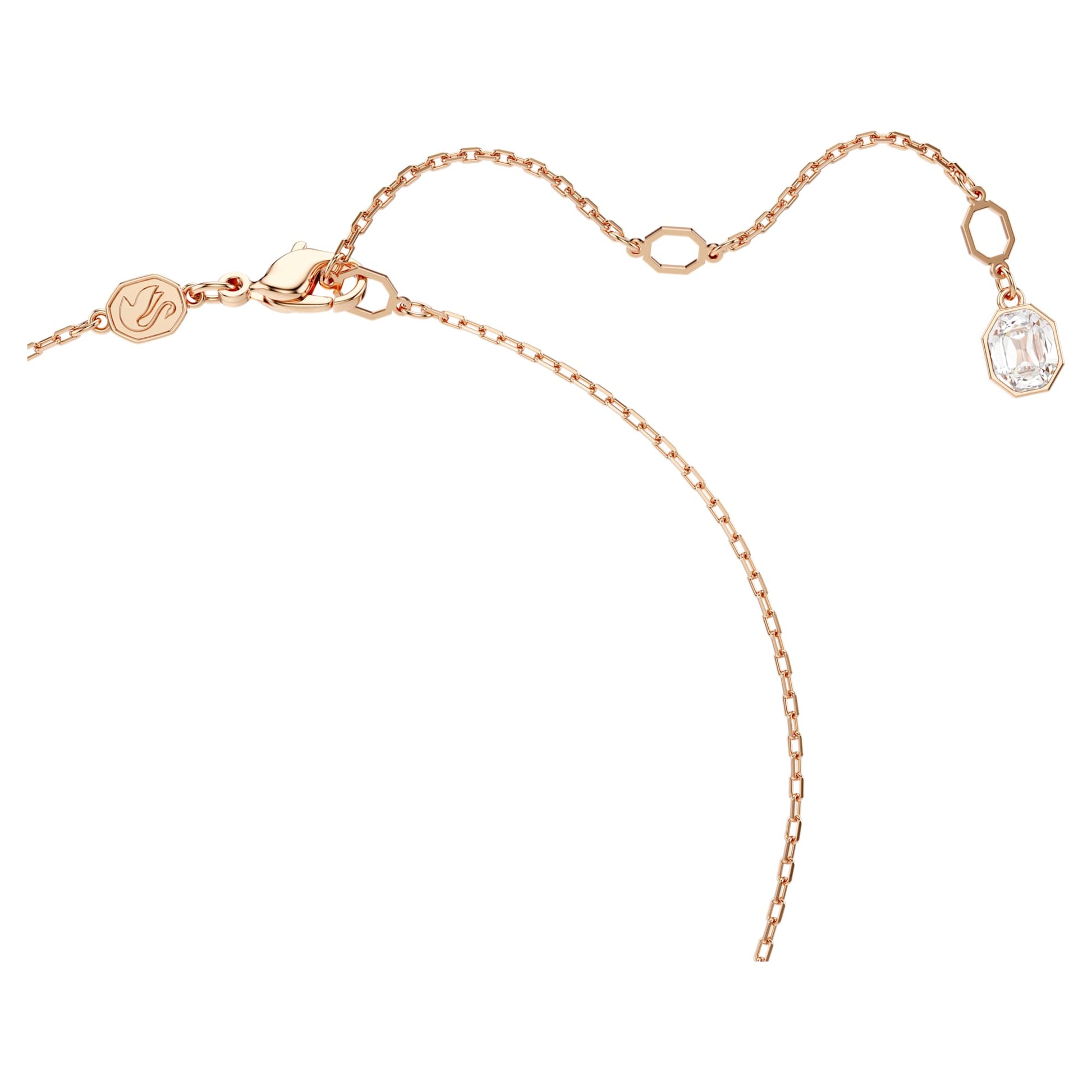 Swarovski Jewelry Constella pendant Round cut, White, Rose gold-tone plated 5692266