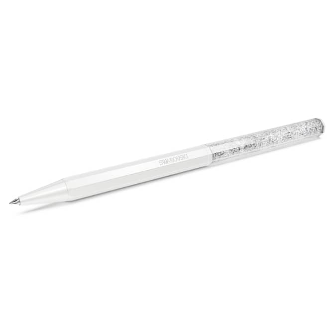 Swarovski Pen Crystalline ballpoint pen Octagon shape, White, White lacquered 5670198