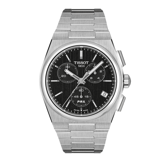 Tissot PRX Quartz Chronograph 41mm - Black on Bracelet T137.417.11.051.00