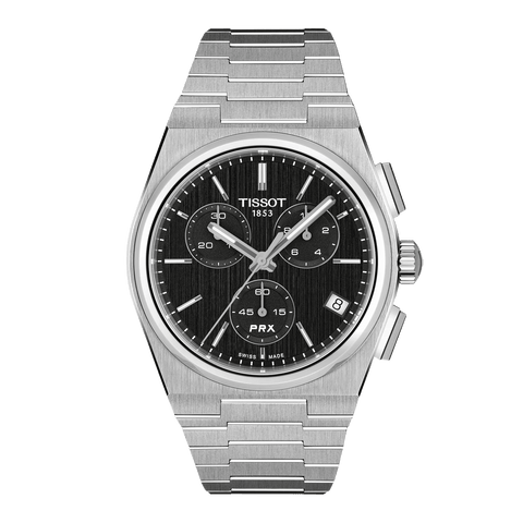 Tissot PRX Quartz Chronograph 41mm - Black on Bracelet T137.417.11.051.00