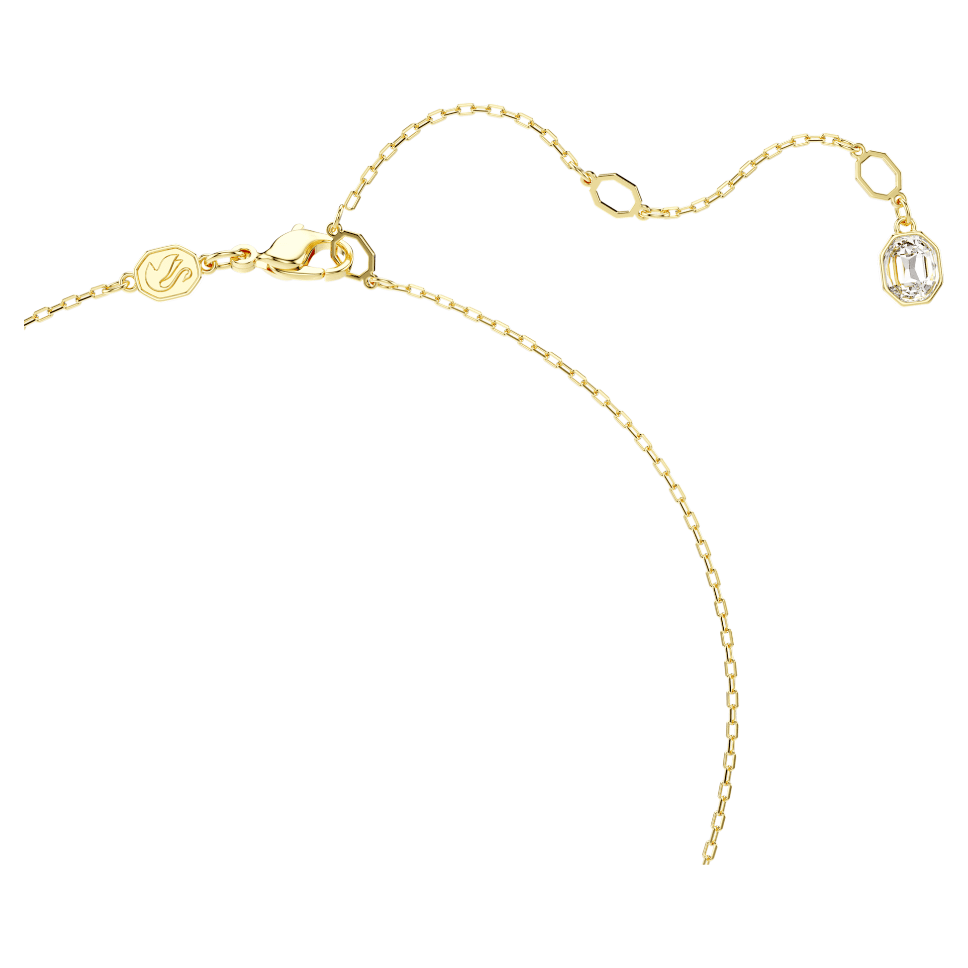 Swarovski Idyllia pendant Mixed cuts, Pavé, Butterfly, Multicolored, Gold-tone plated 5709950