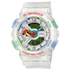 G-SHOCK x Pokémon GA-110PKM-7A, front view showing colorful Pokémon dial artwork