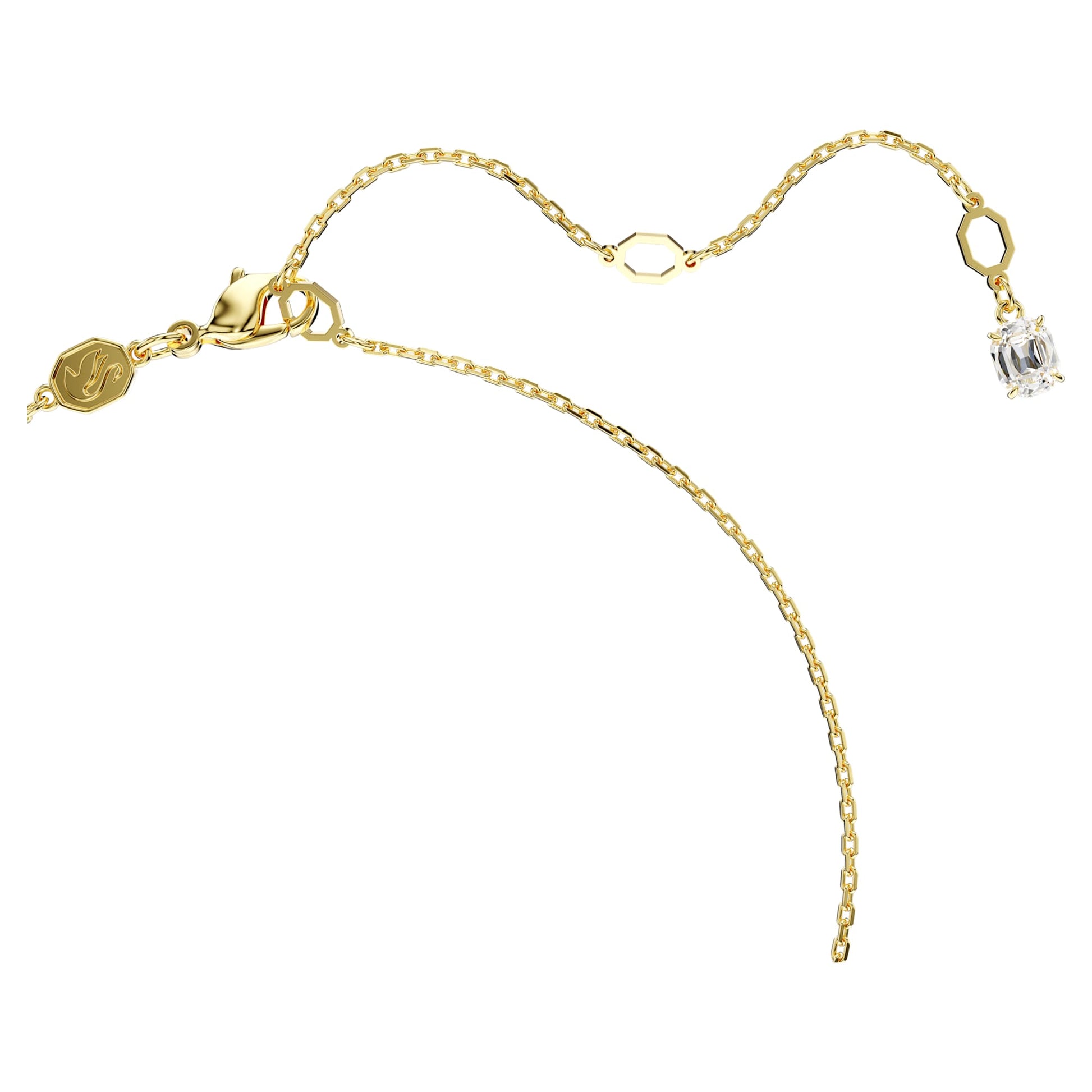 Swarovski Jewelry Imber pendant Round cut, White, Gold-tone plated 5684511