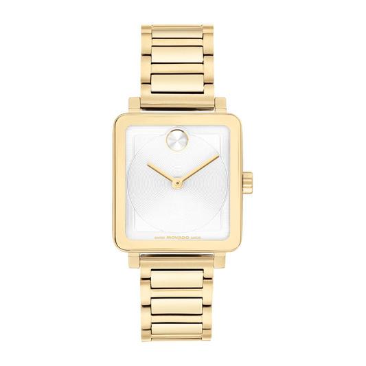 Movado Bold Evolution 2.0 3601165, centered front view with complete bracelet