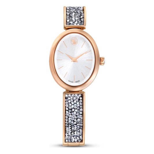 Swarovski Crystal Rock Oval 5656851, complete watch front view