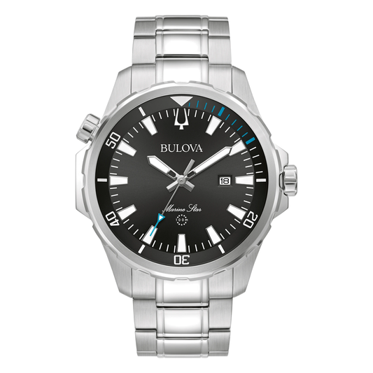 Bulova Marine Star Series B 96B382, complete watch front view