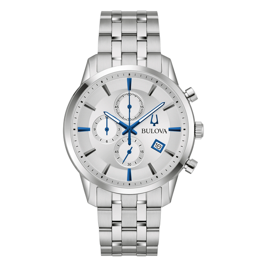 Bulova Sutton 96B404, complete watch front view