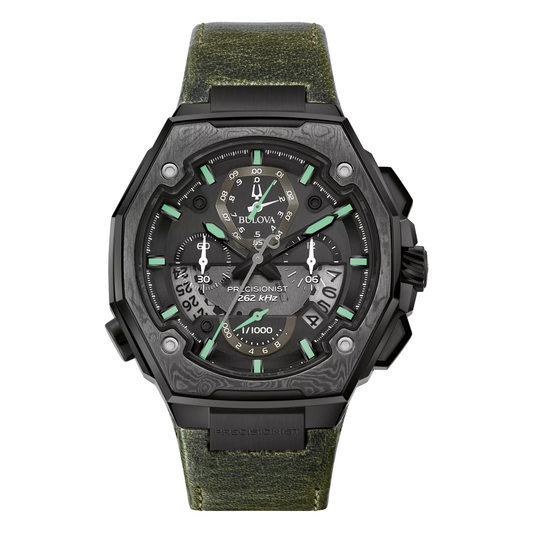 Bulova Series X 98B355, complete watch front view