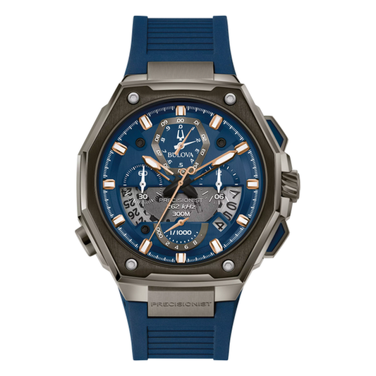 Bulova Series X 98B357, complete watch front view