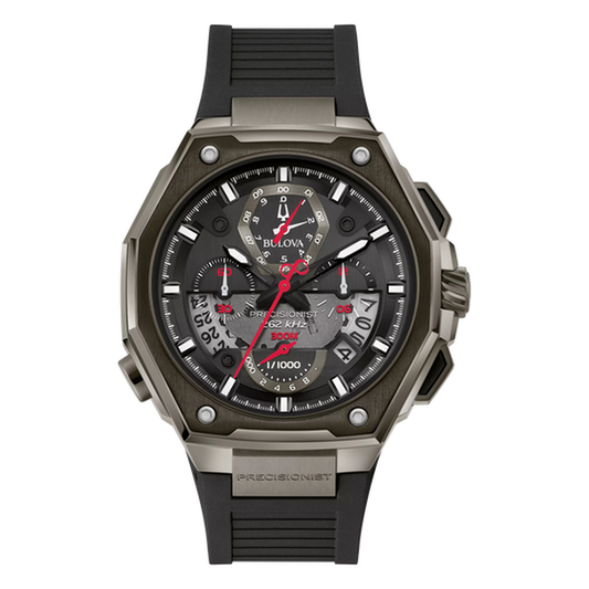 Bulova Series X 98B358, complete watch front view