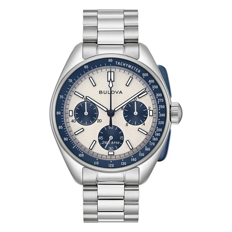 Bulova Lunar Pilot High Precision Quartz Chronograph 98K112, complete watch front view