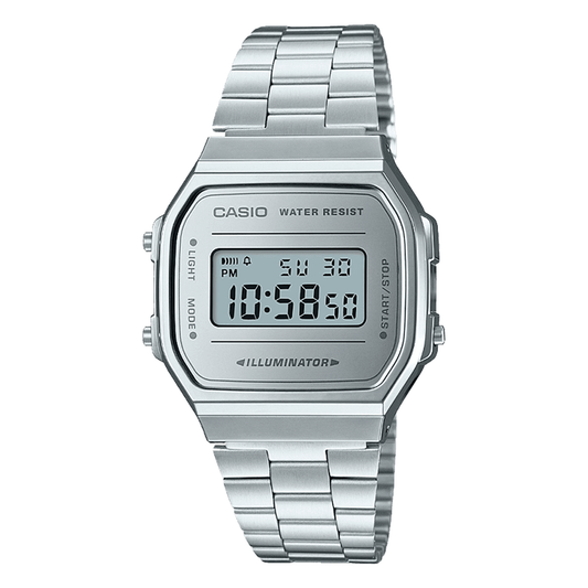 Casio Vintage A168WEM-7VT, complete watch view