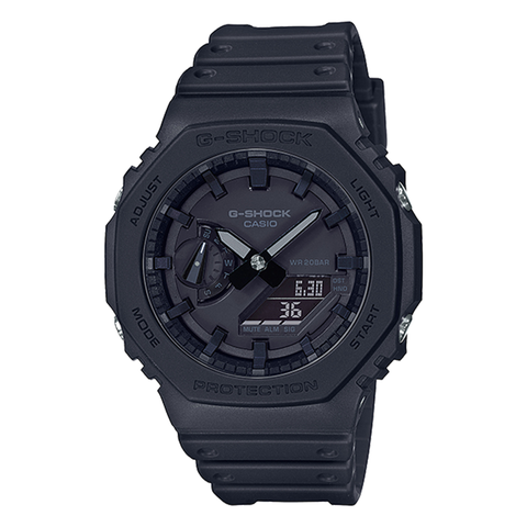 G-SHOCK 2100 Series GA-2100-1A1, complete watch view