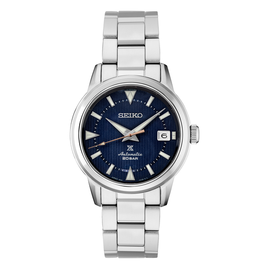 Seiko Prospex Alpinist SPB249, complete watch front view