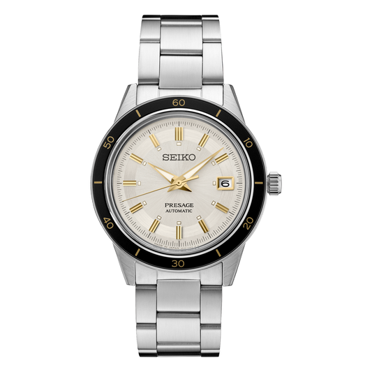 Seiko Presage Style 60s SRPG03, complete watch view